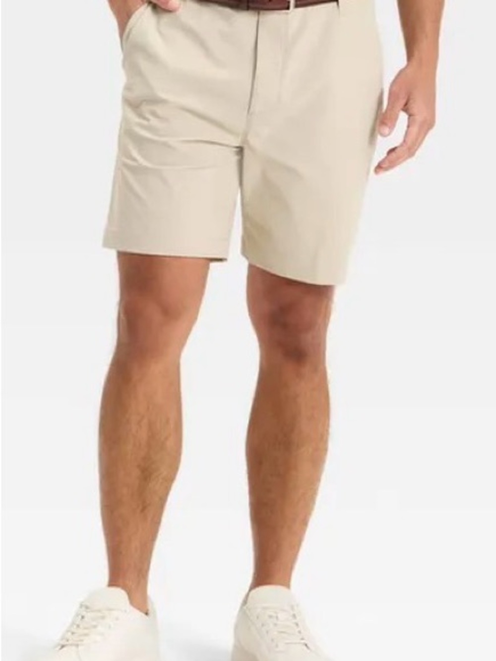 Men's Golf Shorts 7" - All In Motion Stone beige size 36